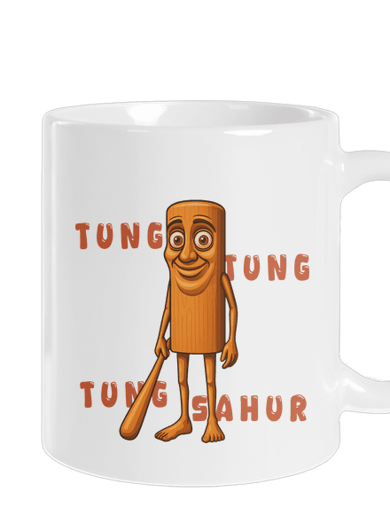 Tung Tung Tung Sahur – Italian Brainrot hagyományos bögre White