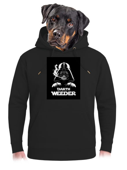 Darth Weeder unisex prémium pulóver Dark Black