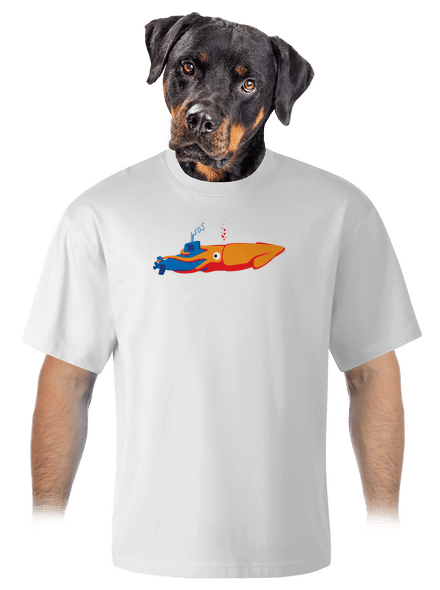 Polip unisex túlméretezett póló White