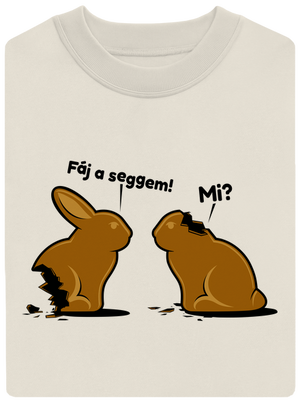 Fáj a seggem! unisex crewneck Off White