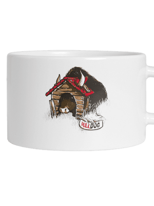 Bulldog macaron bögre White