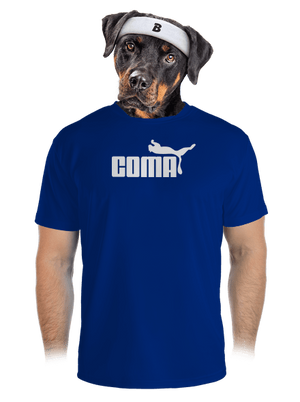 Coma férfi sportpóló Royal Blue Mal