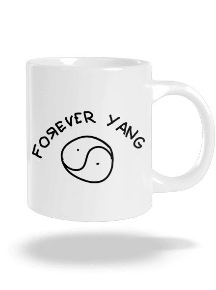 Forever Yang nagy bögre White