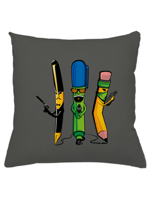 Az író banda párna Gray Pol