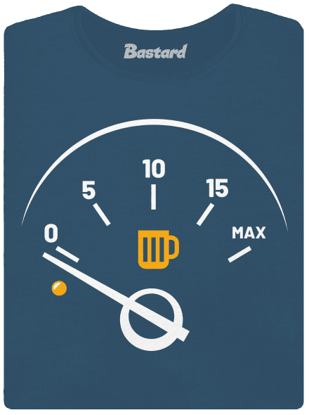 Üres tank prémium női póló Petrol Blue