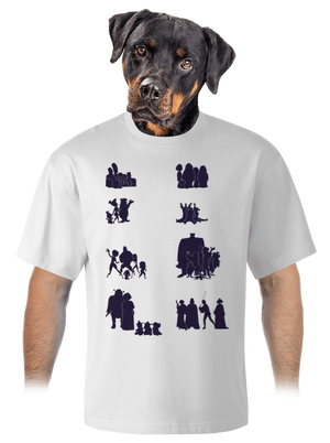 unisex túlméretezett póló