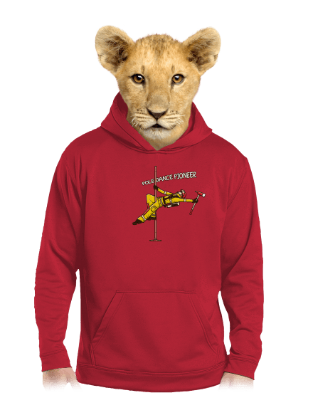  gyerek kenguruzsebes pulóver Fire Red