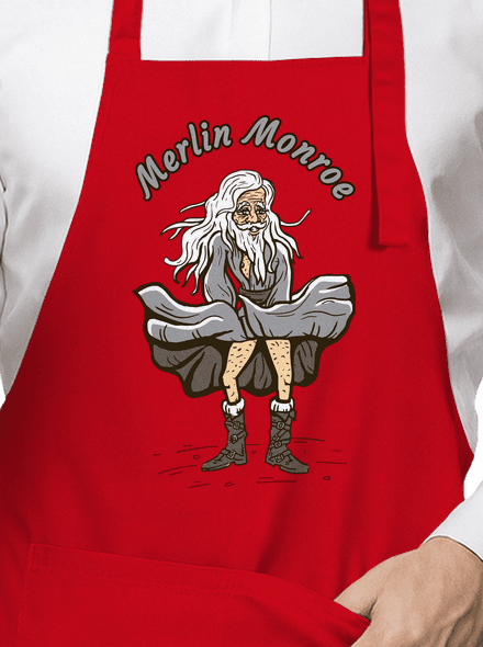 Merlin Monroe	 kötény Red