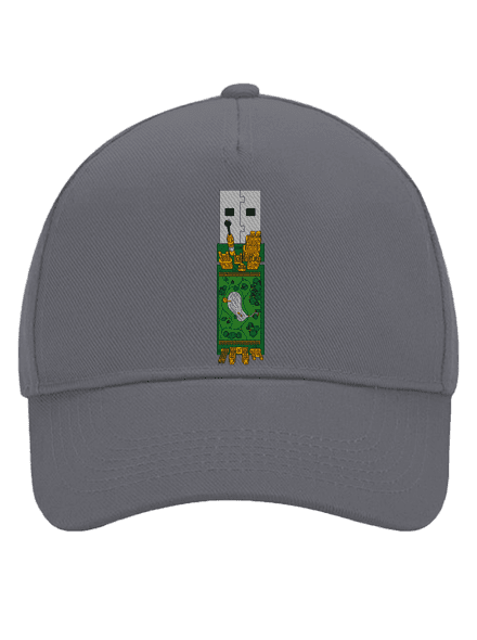USB city baseballsapka Graphite grey