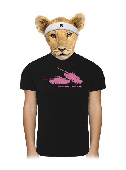 Tankok gyerek sport póló Black