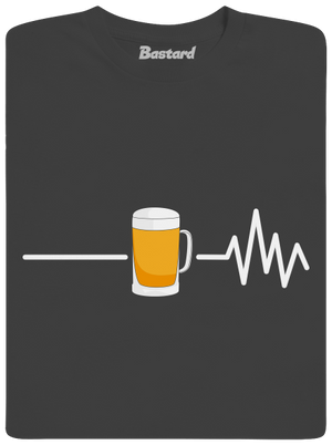 Beer help férfi hosszú ujjú póló Dark Grey