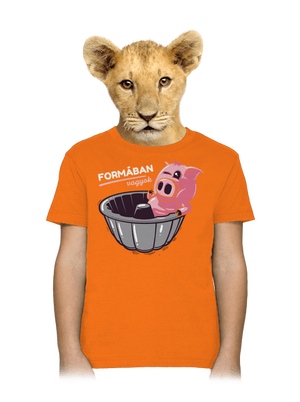 Formában gyerek póló Orange