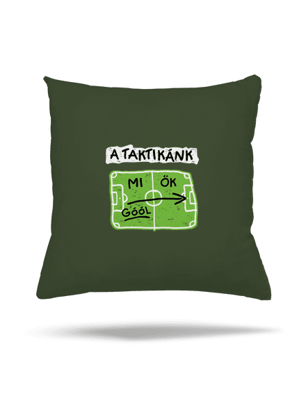 A futballtaktikánk párna Olive Green