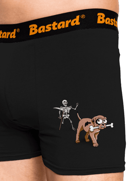 Csontváz boxeralsó Black