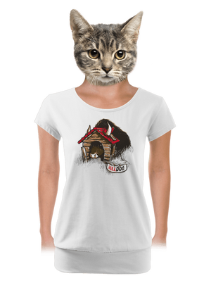 női póló elasztikus alsó szegéllyel