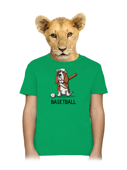 Basetball gyerek póló Kelly Green