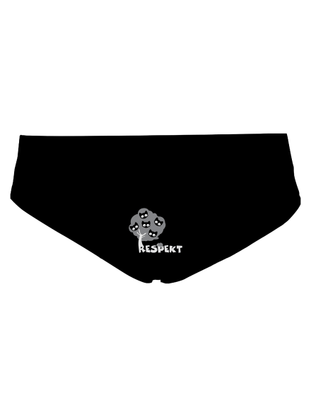 Tisztelet női bugyik Black