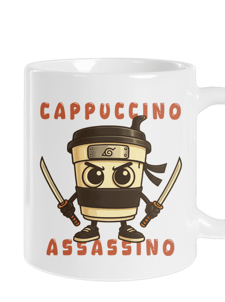 Cappuccino Assasino – Italian Brainrot hagyományos bögre White