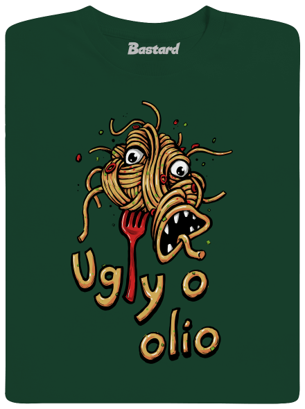 Ugly o olio férfi hosszú ujjú póló Bottle Green