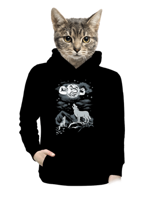 női kenguruzsebes pulóver