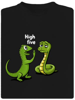 High Five gyerek sport póló Black