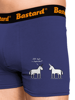 Pornókürt boxeralsó Blue Navy