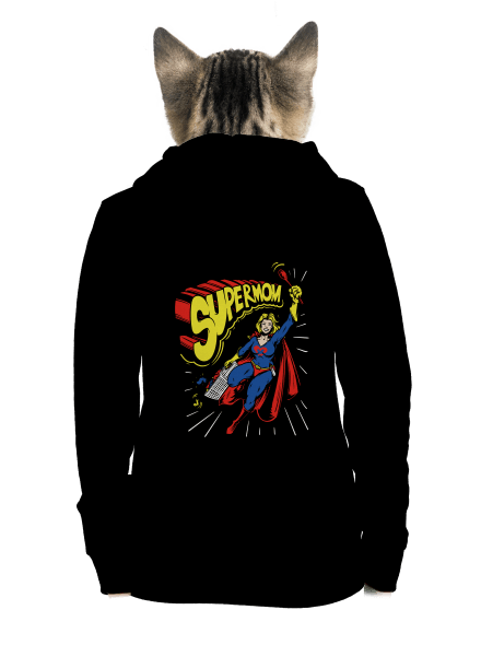 Supermom cipzáras női pulóver Black