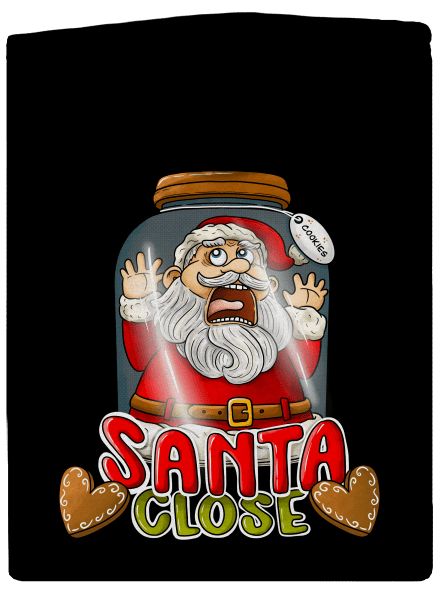 Santa Close cipzáras női pulóver Black