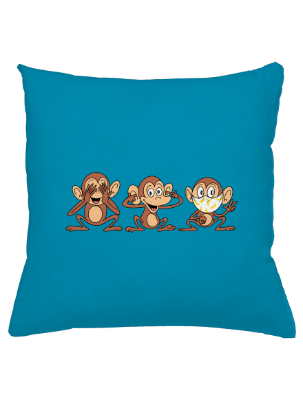 Kis majom párna Blue Turquoise