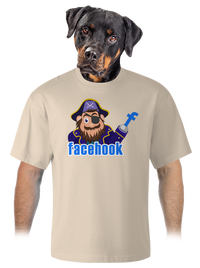 unisex túlméretezett póló