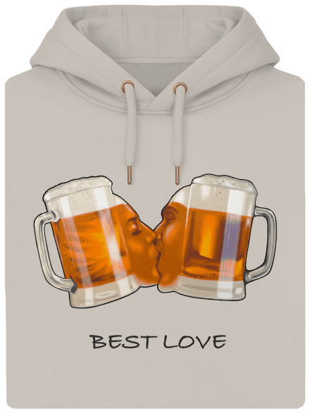 Best love unisex prémium pulóver Pastel Macchiato
