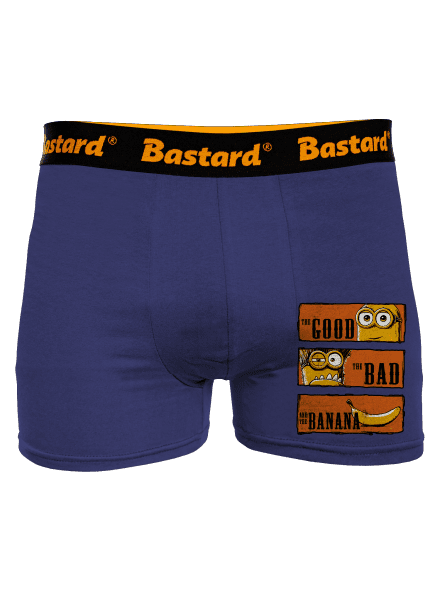 A Jó, a Rossz és a Banán boxeralsó Blue Navy