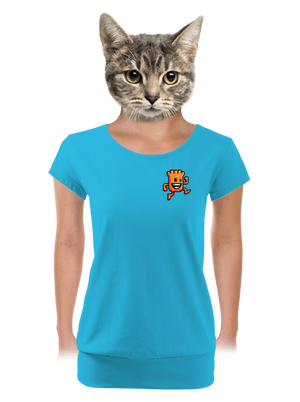 női póló elasztikus alsó szegéllyel