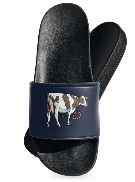 Cow drink papucs Navy