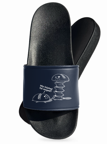 Felhúzva papucs Navy
