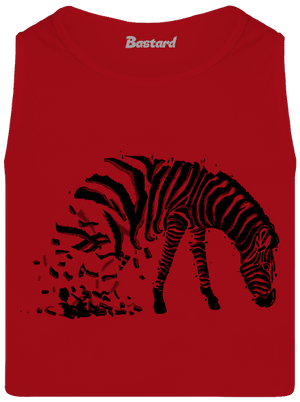 Zebra szerelem férfi trikó Red