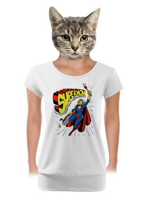 női póló elasztikus alsó szegéllyel