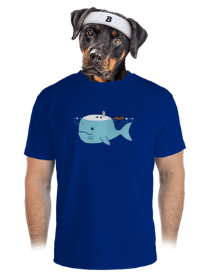  férfi sportpóló Royal Blue Mal