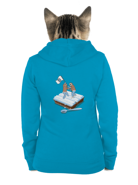 Sarki expedíció cipzáras női pulóver Blue Atol