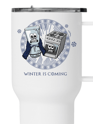 Winter is coming termosz bögre White