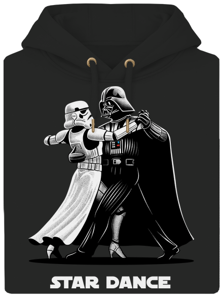 Star dance unisex prémium pulóver Dark Black