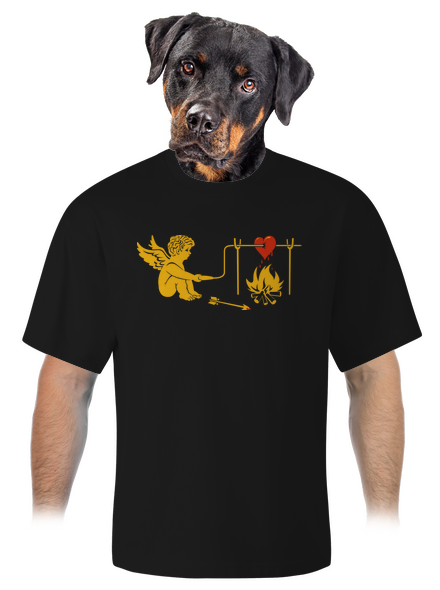  unisex túlméretezett póló Black