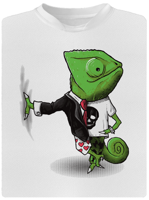 Az álcázás mestere gyerek sport póló White