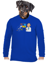 férfi hosszú ujjú póló