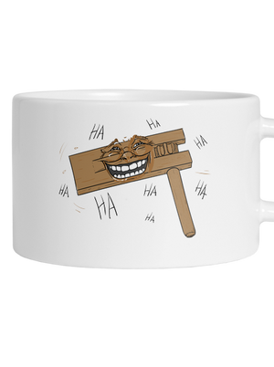 Racsnis macaron bögre White