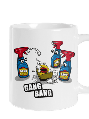 Gang bang hagyományos bögre White