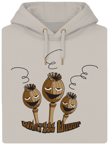 Mák unisex prémium pulóver Pastel Macchiato