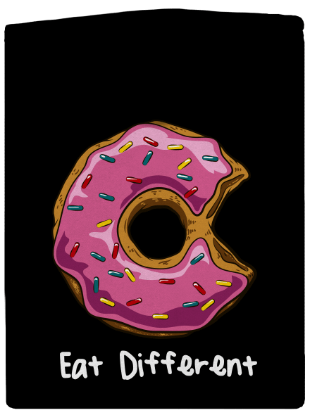 Eat different cipzáras női pulóver Black