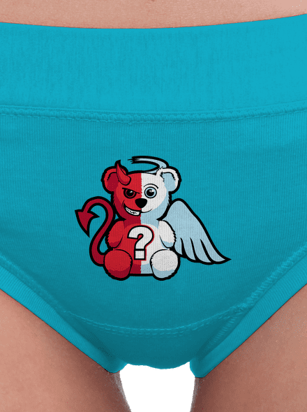 Angyal vagy ördög női bugyik Turquoise