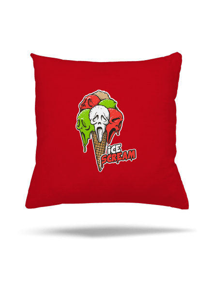 Ice Scream párna Red